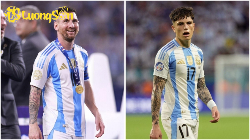 Garnacho hy vọng cùng Messi chinh phục World Cup 2026. Ảnh: Getty